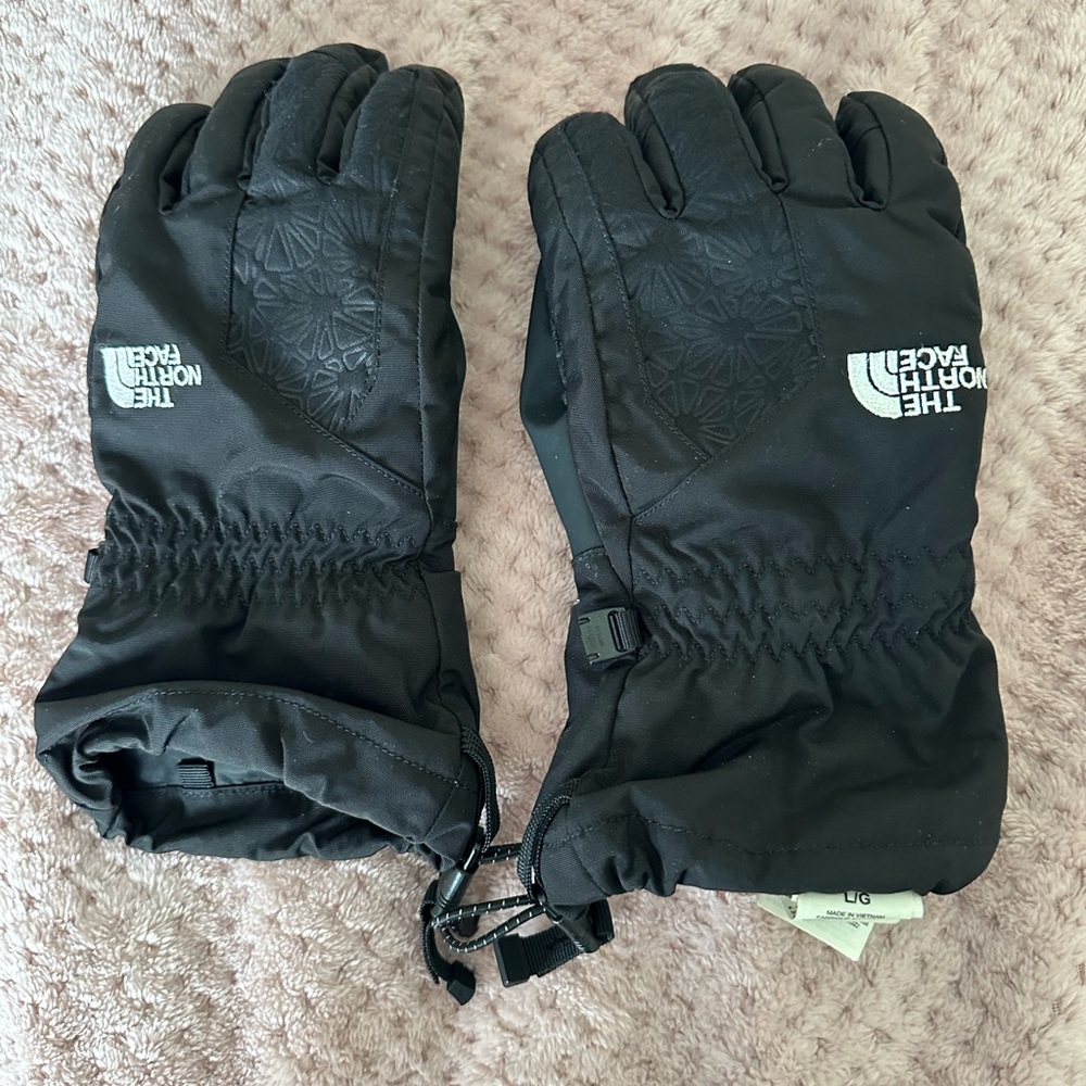 North Face youth ski gloves